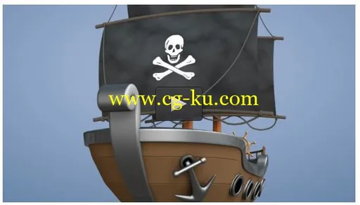 Udemy – Modeling cool Cartoon Pirate ship in Maya 2016的图片1