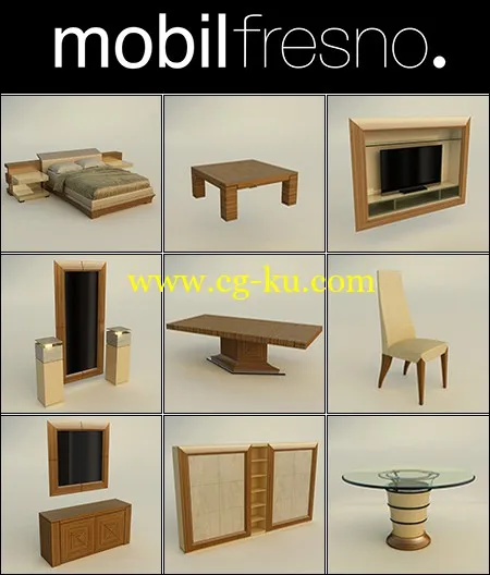 3D Models Collection Mobilfresno.的图片1