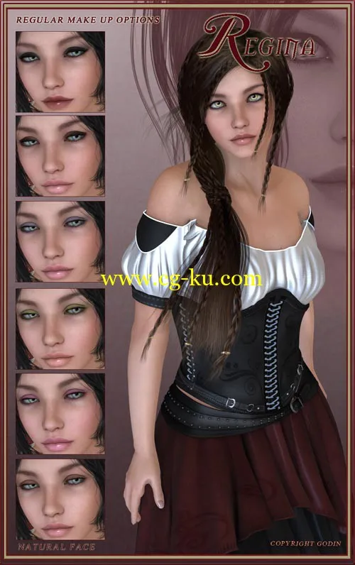 Renderosity VH Regina for Victoria 4.2的图片1