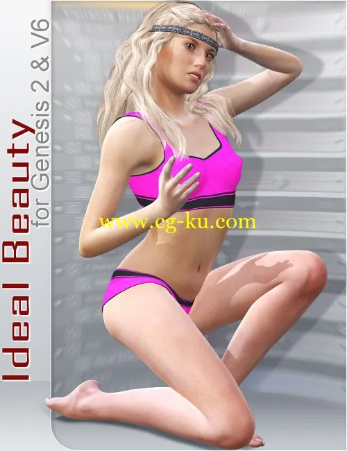 Renderosity Ideal Beauty for Genesis 2 Female and V6的图片1