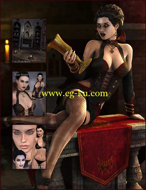 Daz3D Dark Rites Bundle的图片1