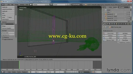 Lynda.com – Creating Rigid Body Simulations in Blender (2013)的图片5