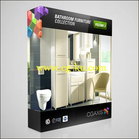 CGAxis Models Volume 2 Bathrooms的图片1