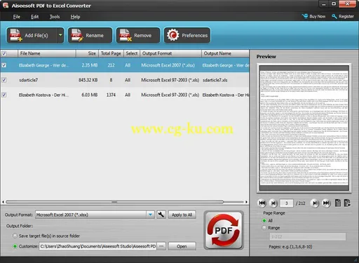 Aiseesoft PDF to Excel Converter 3.2.12的图片1