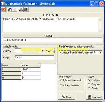 MathSol SimplexCalc 4.1.10的图片1