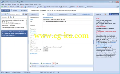 Swiss Academic Software Citavi 5.1.0.0的图片1