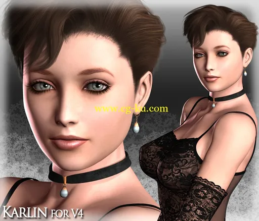 Renderosity MH Karlin for V4的图片1