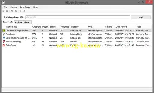 HDoujin Downloader 1.16.9.32 Release 177的图片1