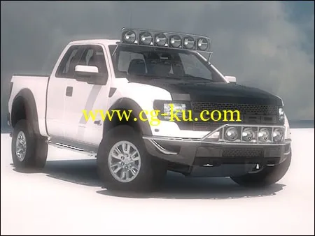 Ford F-150 SVT Raptor (MAX VRAY PRE RIGGED)的图片1