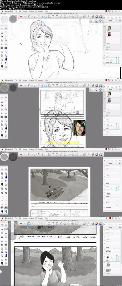 Tutsplus – Storyboarding in Sketchbook Pro的图片1