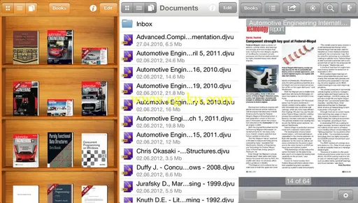 DjVu Book Reader [+iPad] v.1.2.5的图片2