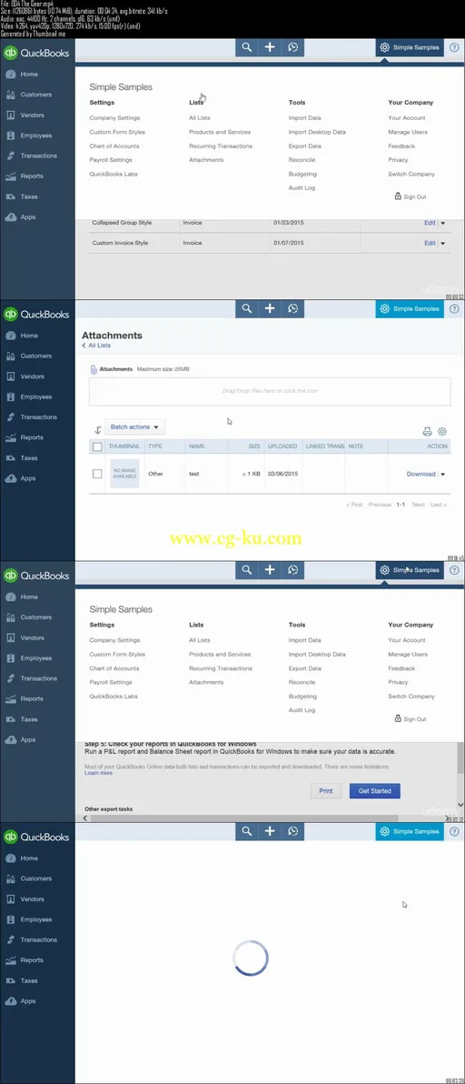 QuickBooks Online Plus Made Easy Training Tutorial 2015的图片2