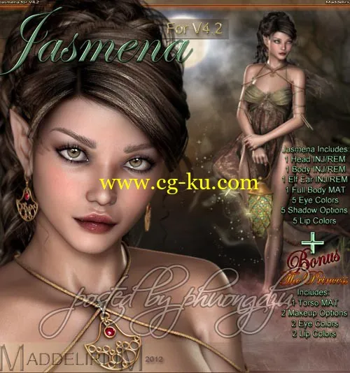 Renderosity MDD Jasmena for V4.2的图片1