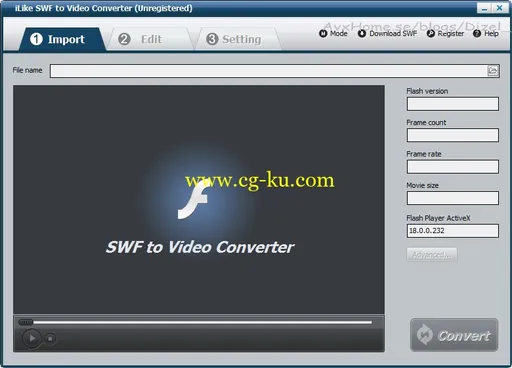 ILike SWF to Video Converter 2.3.3.0的图片1