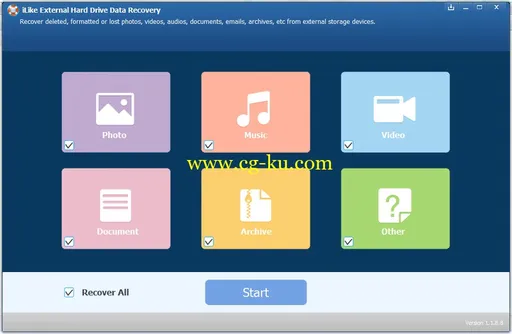 ILike External Hard Drive Data Recovery 1.5.8.8 Multilanguage的图片1