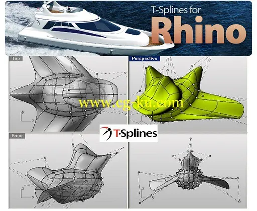 Autodesk T-Splines Plug-in for Rhino v4.0.r11183 x64的图片1