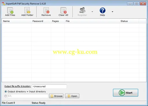 Axpertsoft PDF Security Remover 1.4.10的图片1