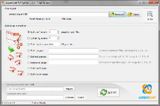 Axpertsoft PDF Splitter 1.2.5的图片1