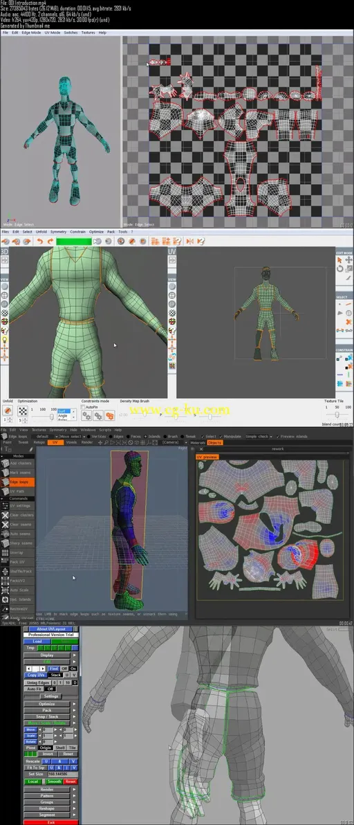 Explore Multiple UV Unwrapping Options for Games and Film的图片2