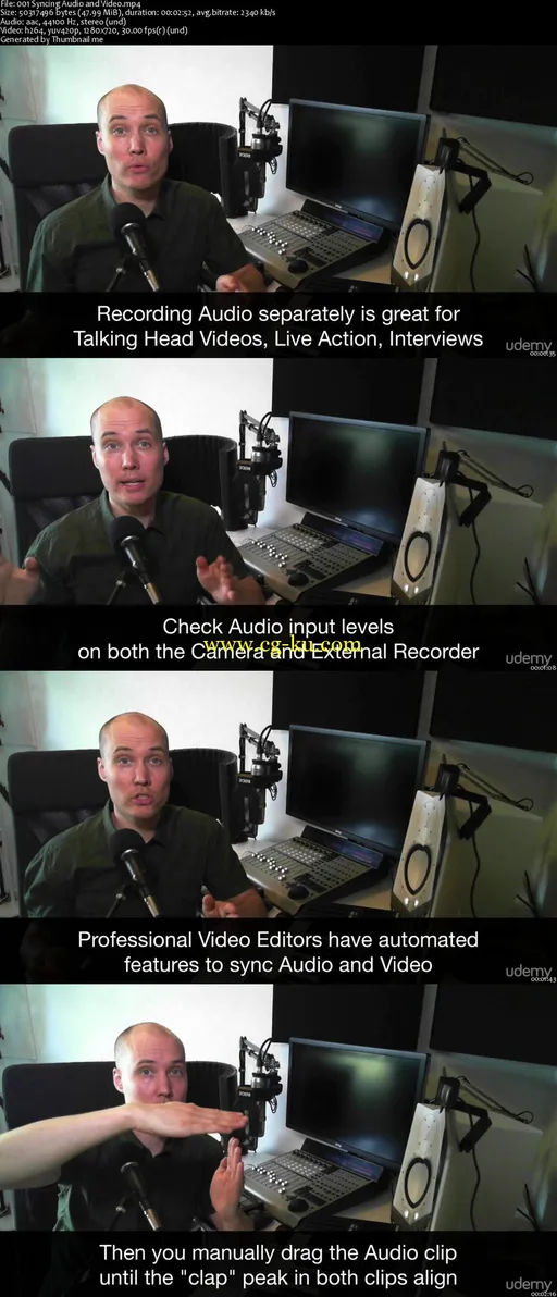 Audio for Video: Learn how to Record Professional Audio的图片1