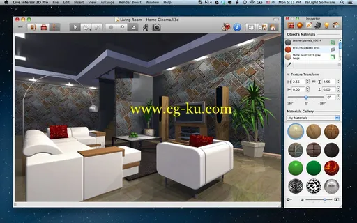 Live Interior 3D Pro 2.9.7 MacOsX的图片2