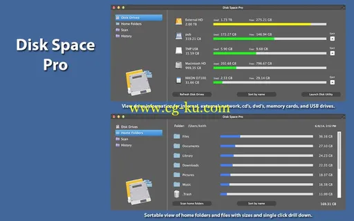 Disk Space Pro 2.4 Retail MacOSX的图片1