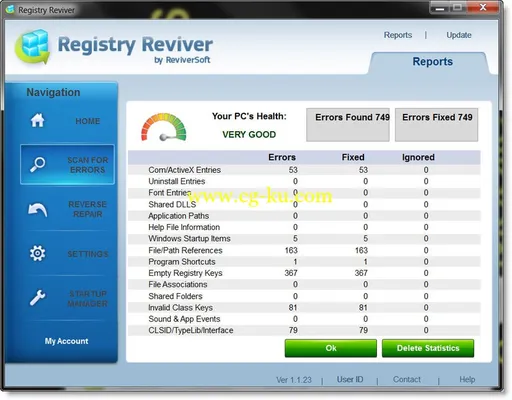 Registry Reviver 3.0.1.160 x86/x64的图片1