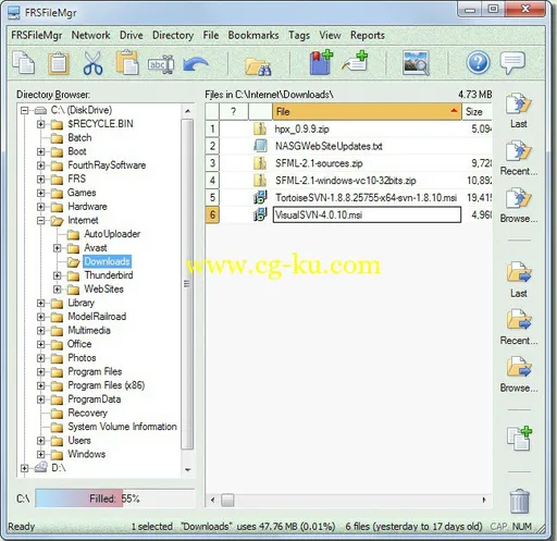 Fourth Ray Software FRSFileMgr 5.1.0的图片1