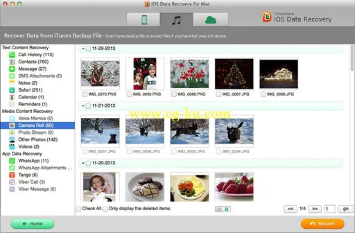 Tenorshare iOS Data Recovery 6.6.0.6 MacOSX的图片1