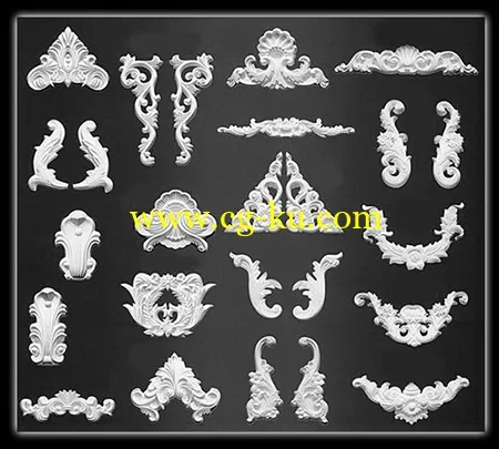 Decorative Gypsum 3D Models的图片1