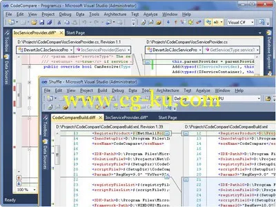 Devart CodeCompare Professional 4.1.78的图片1