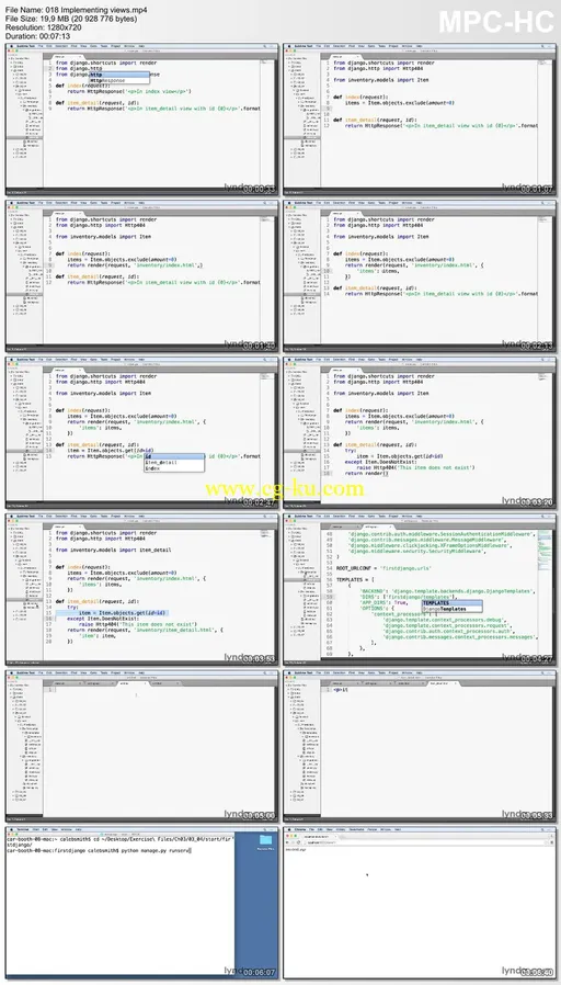 Lynda – Up and Running with Python and Django的图片2