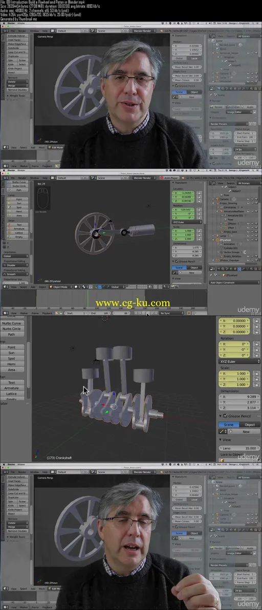 Build a Flywheel & Piston in Blender的图片2