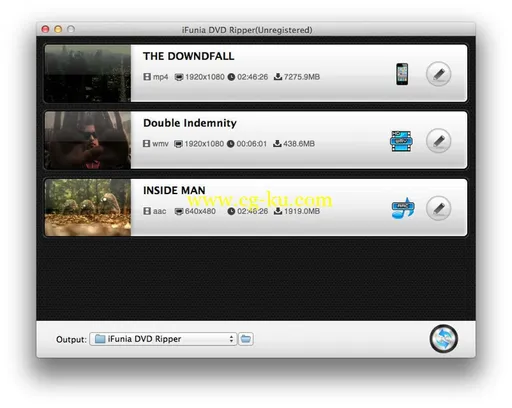 iFunia DVD Ripper 4.0.0 MacOsX的图片1