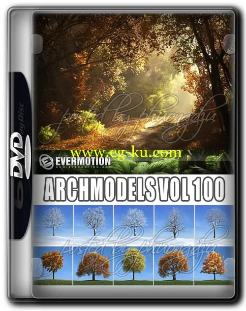 Evermotion Archmodels Vol 100 (V-ray)秋冬季树木模型的图片3