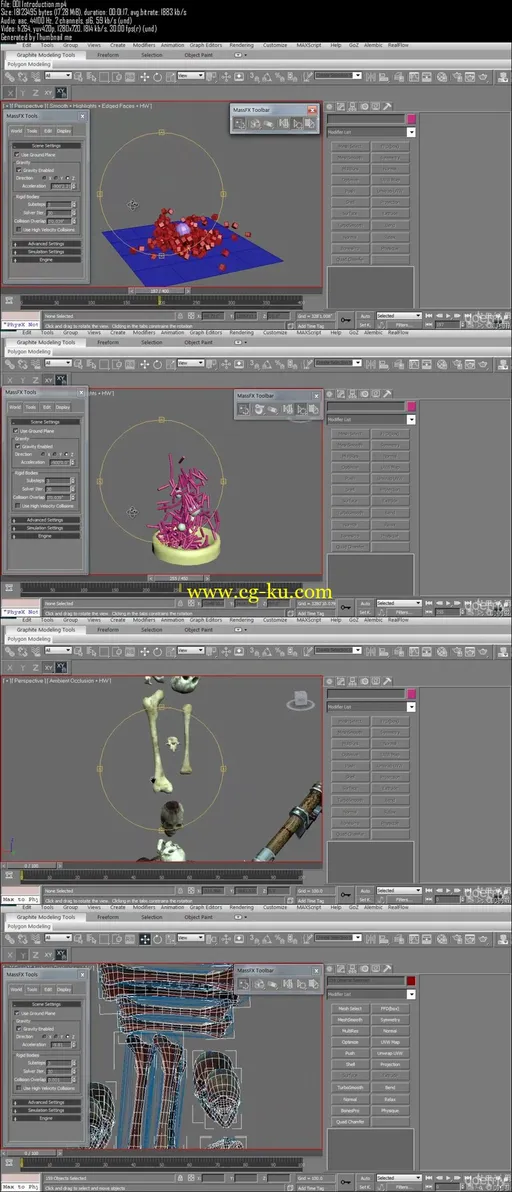 Learn to Create a Pile of Assets in 3ds Max with MassFX的图片2