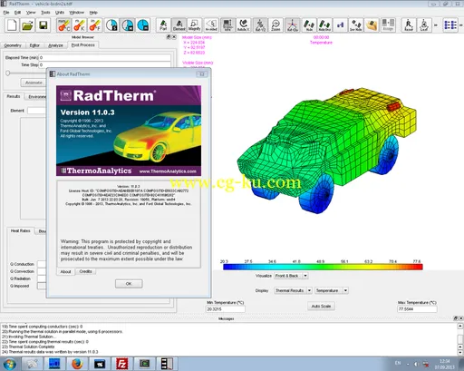 Thermoanalytics RadTherm 11.1.1 X32/X64的图片2