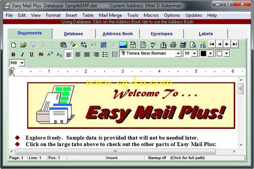 HomePlanSoft Easy Mail Plus 2.3.6.1的图片1