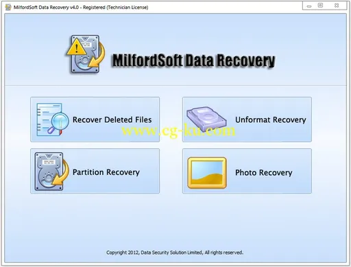 MilfordSoft Data Recovery 4.0 Personal / Commercial / Enterprise / Technician License的图片1