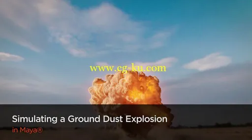 Simulating a Ground Dust Explosion in Maya的图片2