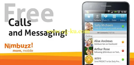 Nimbuzz Messenger v2.6.0 Android的图片1