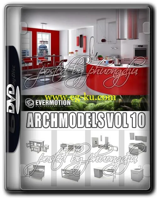 Evermotion Archmodels Vol 10 厨具模型的图片2