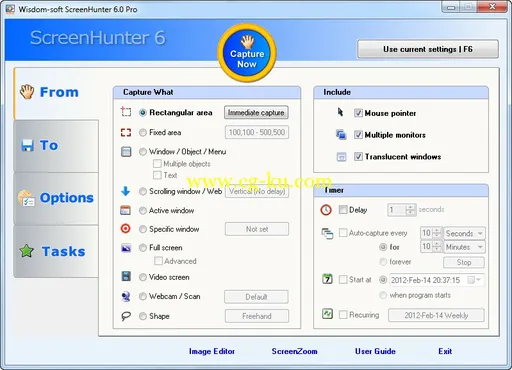 WisdomSoft ScreenHunter Pro 6.0.863的图片1