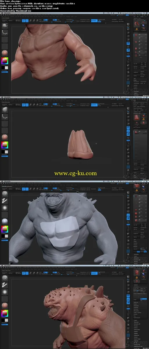 3D Creature Design ZBrush, Keyshot and Photoshop Techniques with Luis Carrasco的图片1