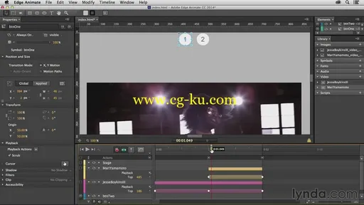 Lynda – Creating a Slideshow with Edge Animate的图片3