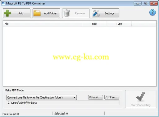 Mgosoft PS To PDF Converter 8.7.1 + Portable的图片1