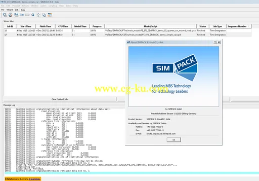 Dassault Systemes SIMULIA (ex-INTEC) Simpack 9.9的图片2