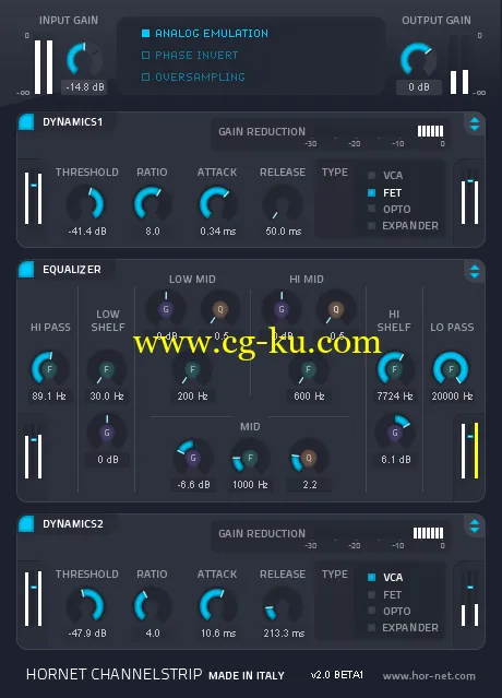 HoRNet ChannelStrip MkII v2.0.4的图片1