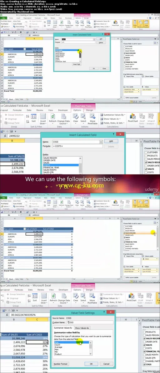 Excel With Excel Pivot Tables: Calculated Fields/Items的图片2