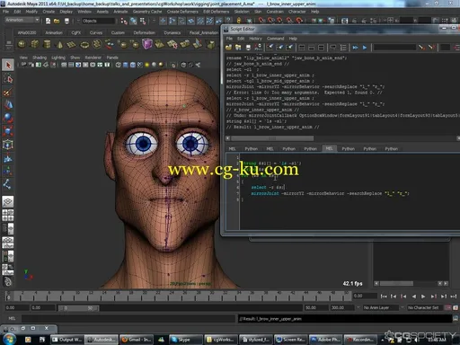 CGWorkshops – Character Facial Rigging With Judd Simantov 面部表情肌肉控制教程的图片3